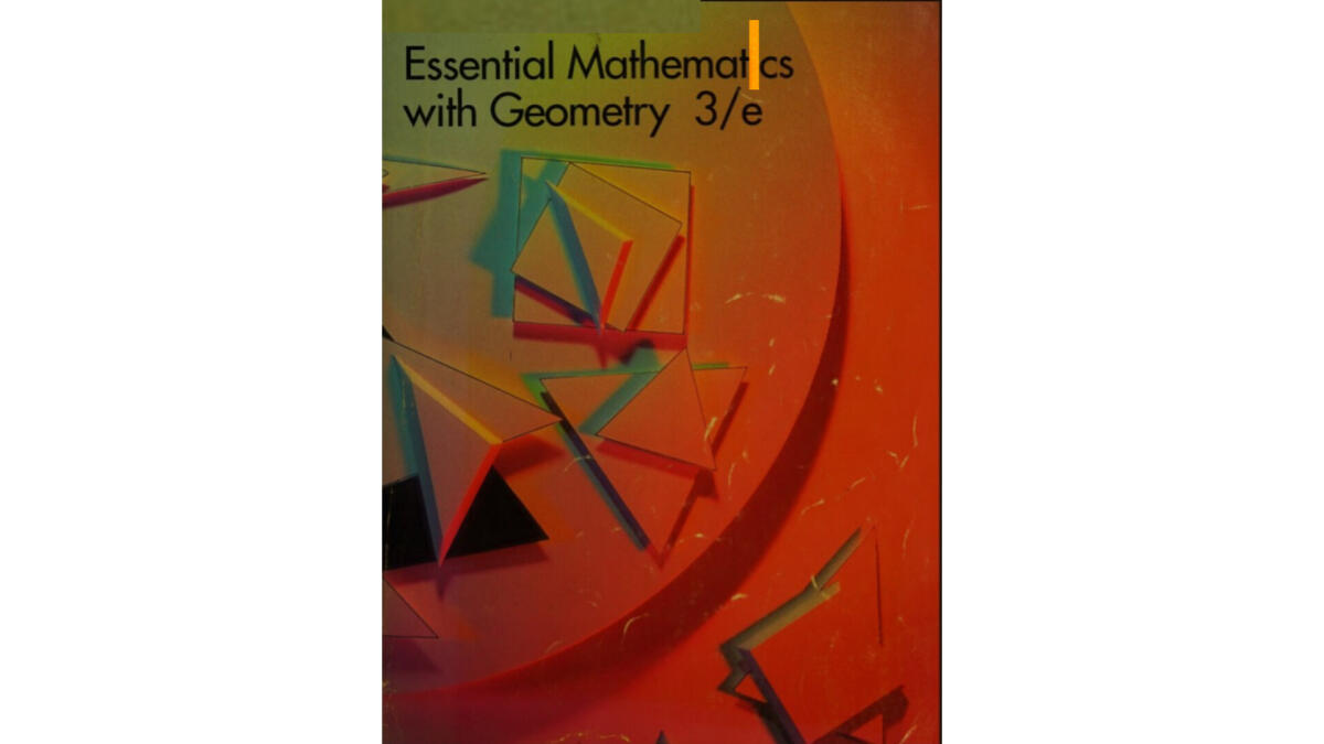 Essential Mathematics With Geometry Textbook 1