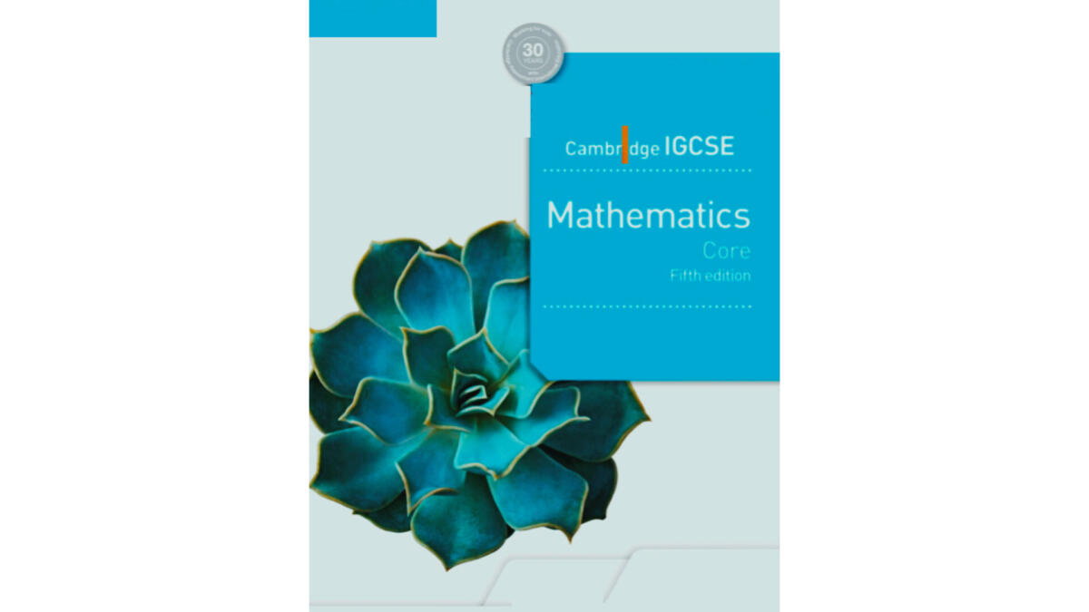 Cambridge Igcse Core Mathematics Textbook 1