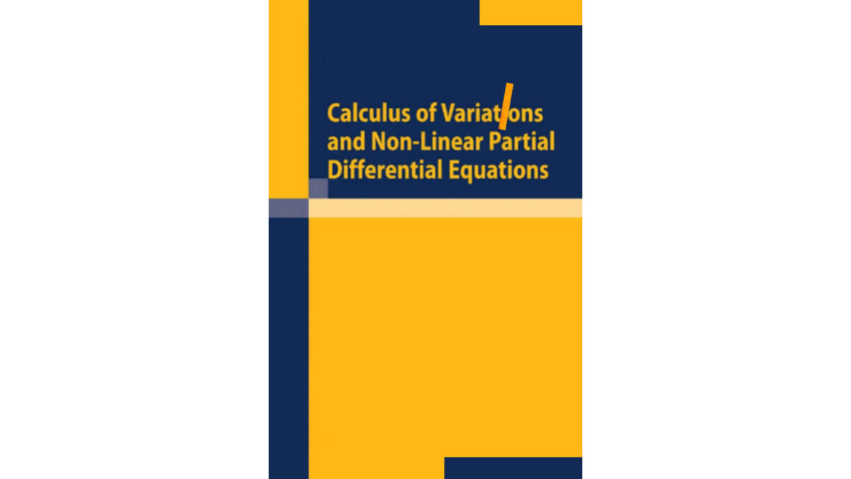 Calculus Of Variations Nonlinear Partial Differential Equations 1