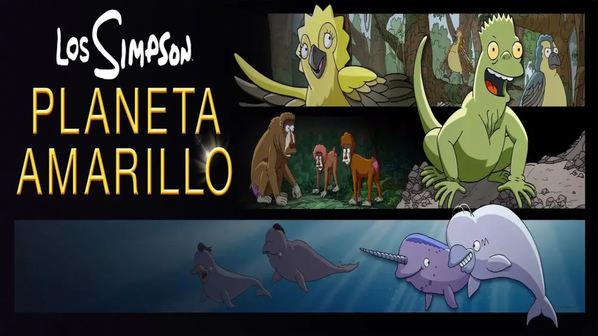 Los Simpson Planeta Amarillo (2025): Mira La Película Completa Hd Online Gratis - Un Simumentario De Naturaleza Estilo National Geographic 1