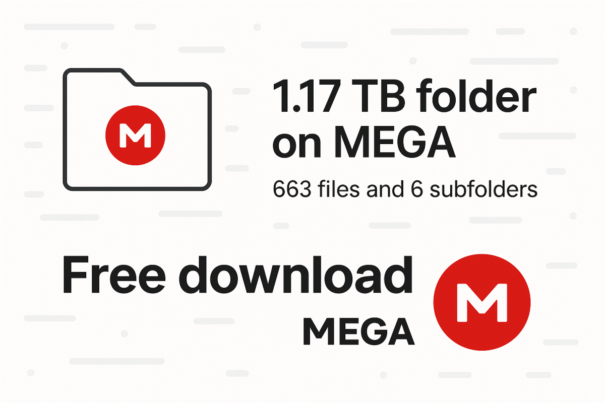 Exclusive Mega Folder – 1.17Tb Of Rare Photos & Videos For Free Download 1
