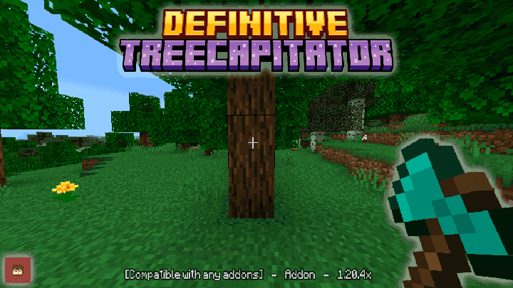 Def Tree Capitator Addon V2.9.7 Behavior Pack For Minecraft Bedrock 1