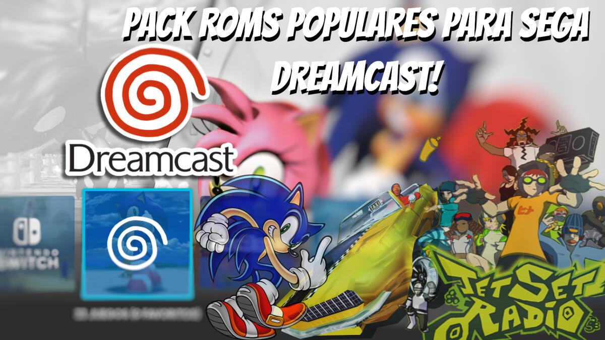 Pack Roms Populares Para Sega Dreamcast |Retroarch, Batocera, Retrobat, Android Etc.| 1