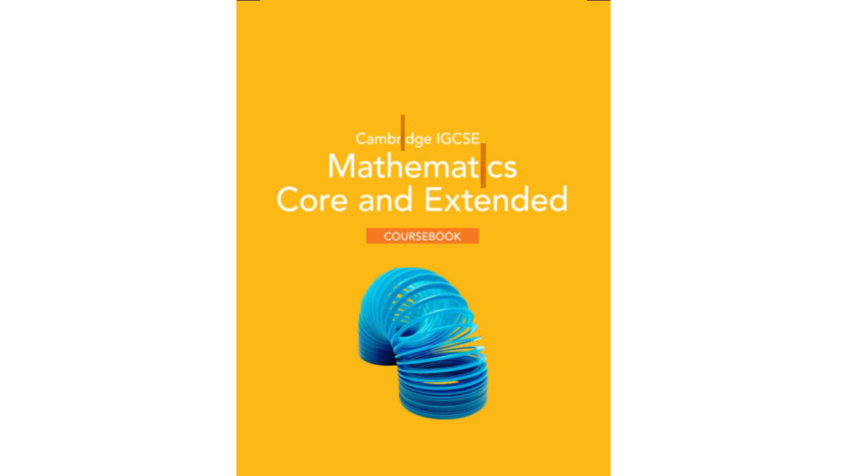 Cambridge Core And Extended Mathematics Series 1