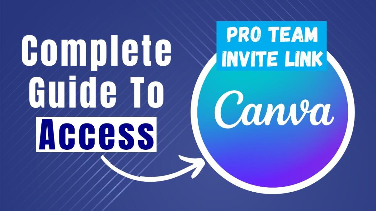 Canva Pro Team Invite Link 2025 1
