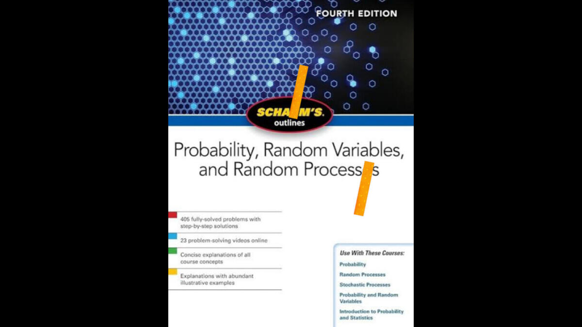 Probability, Random Variables And Random Processes 1