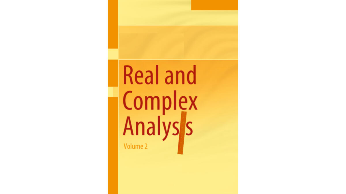 Real And Complex Analysis-Volume 2 1