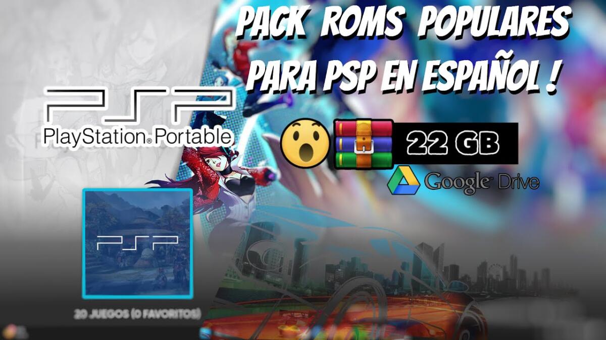 Pack Roms Populares Para Playstation Portable (Psp) |Retroarch, Batocera, Retrobat, Android Etc.| 1